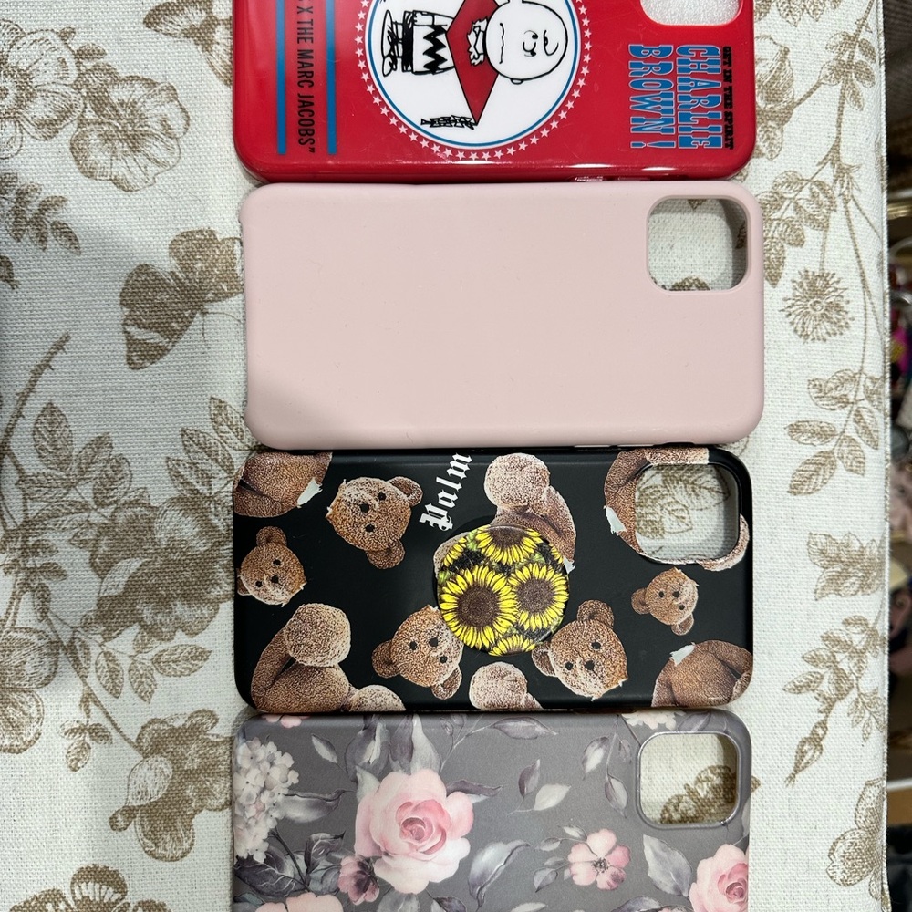 Assorted iPhone Cases - Pink, Black, Floral Designs
